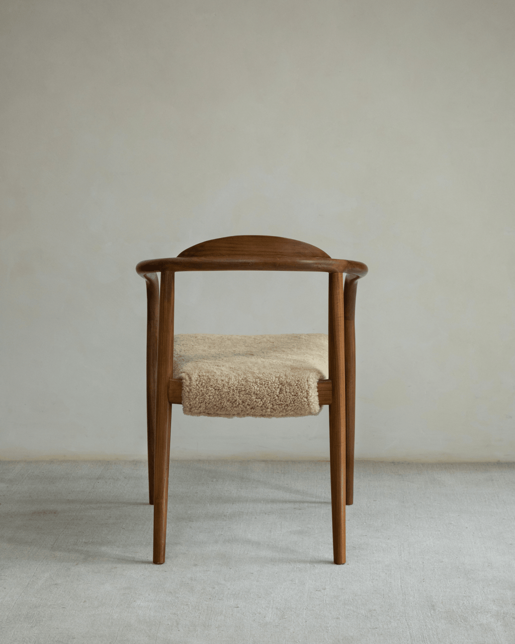 Fauteuil en peau de mouton Crescent