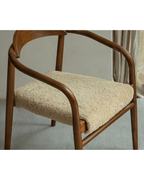 Fauteuil en peau de mouton Crescent