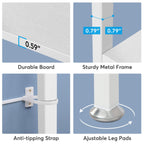 Bibliothèque industrielle 71, étagère à 6 niveaux en bois brun rustique, étagères à livres ouvertes