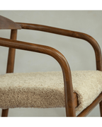 Fauteuil en peau de mouton Crescent