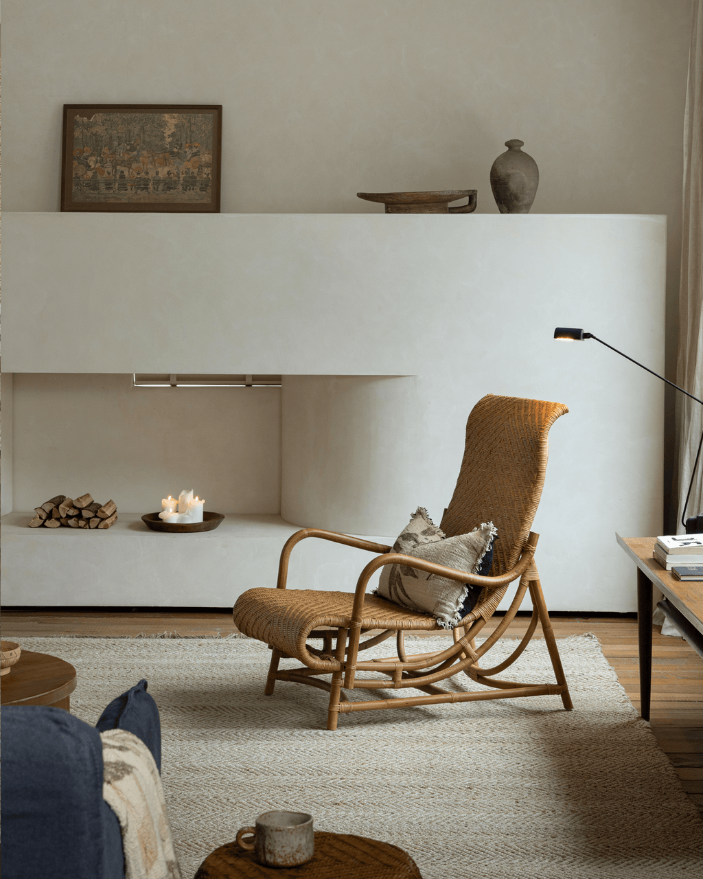 Fauteuil lounge en rotin Nalgae