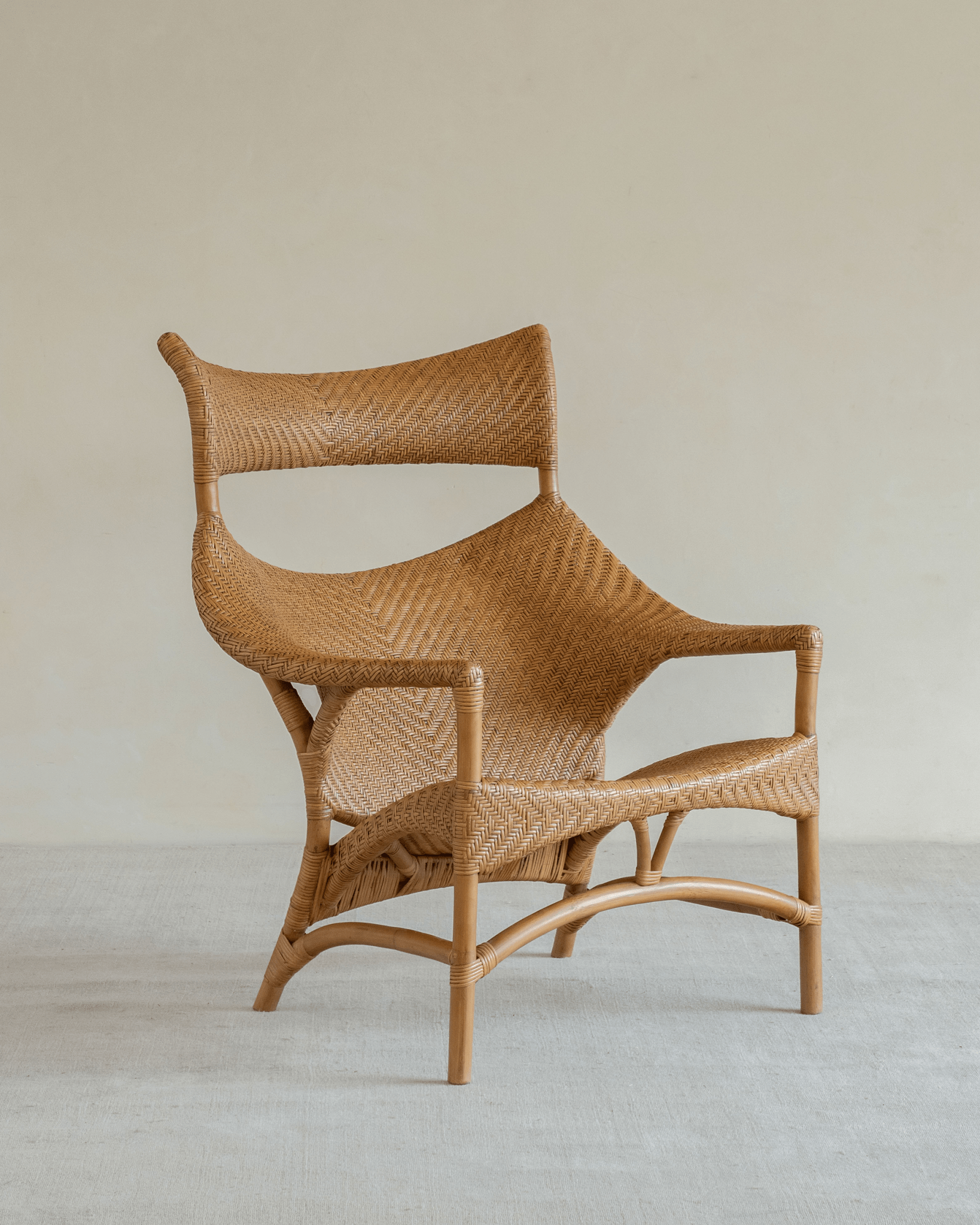 Fauteuil lounge Batman en rotin