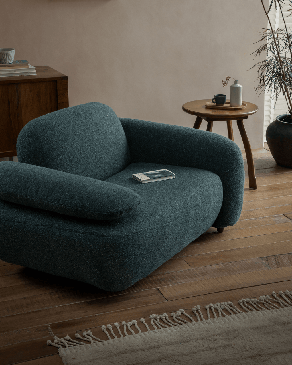 Fauteuil Gestein Bouclé