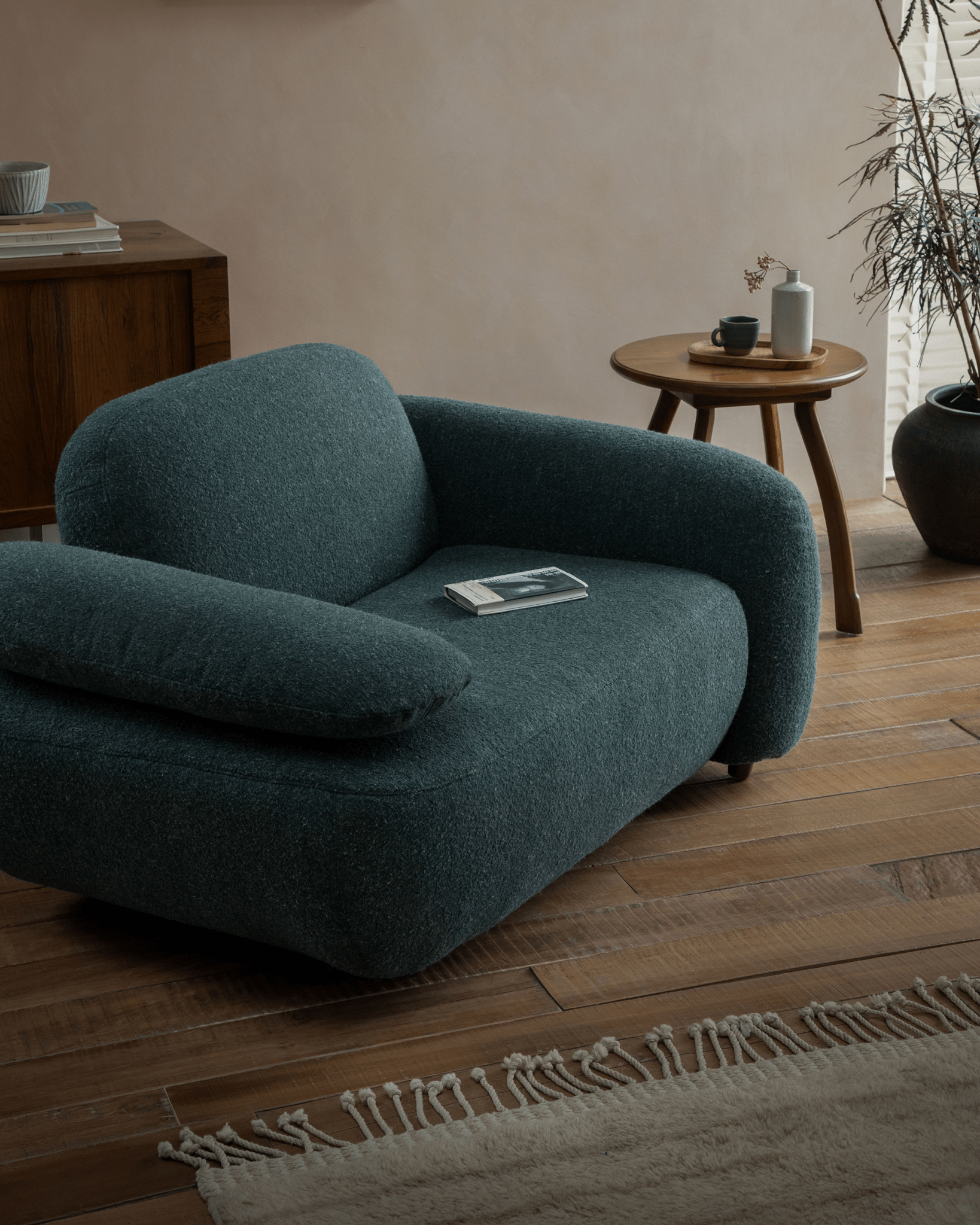 Fauteuil Gestein Bouclé