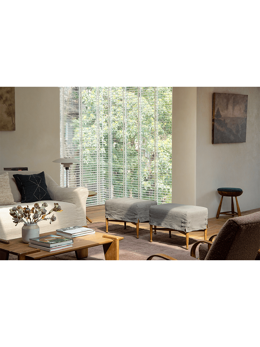 Tabouret à housse Crabby