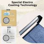 Ensemble de salle à manger de patio 8 pièces MAISON ARTS avec parasol de patio de 13 pieds