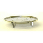 Marmite robuste en acier inoxydable de 80 litres avec grille pour cuiseur vapeur