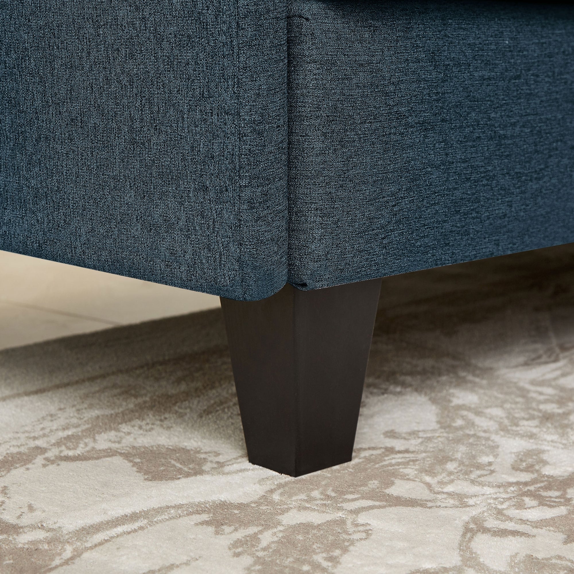 Canapé sectionnel en L 86,22 pouces avec poches de rangement latérales