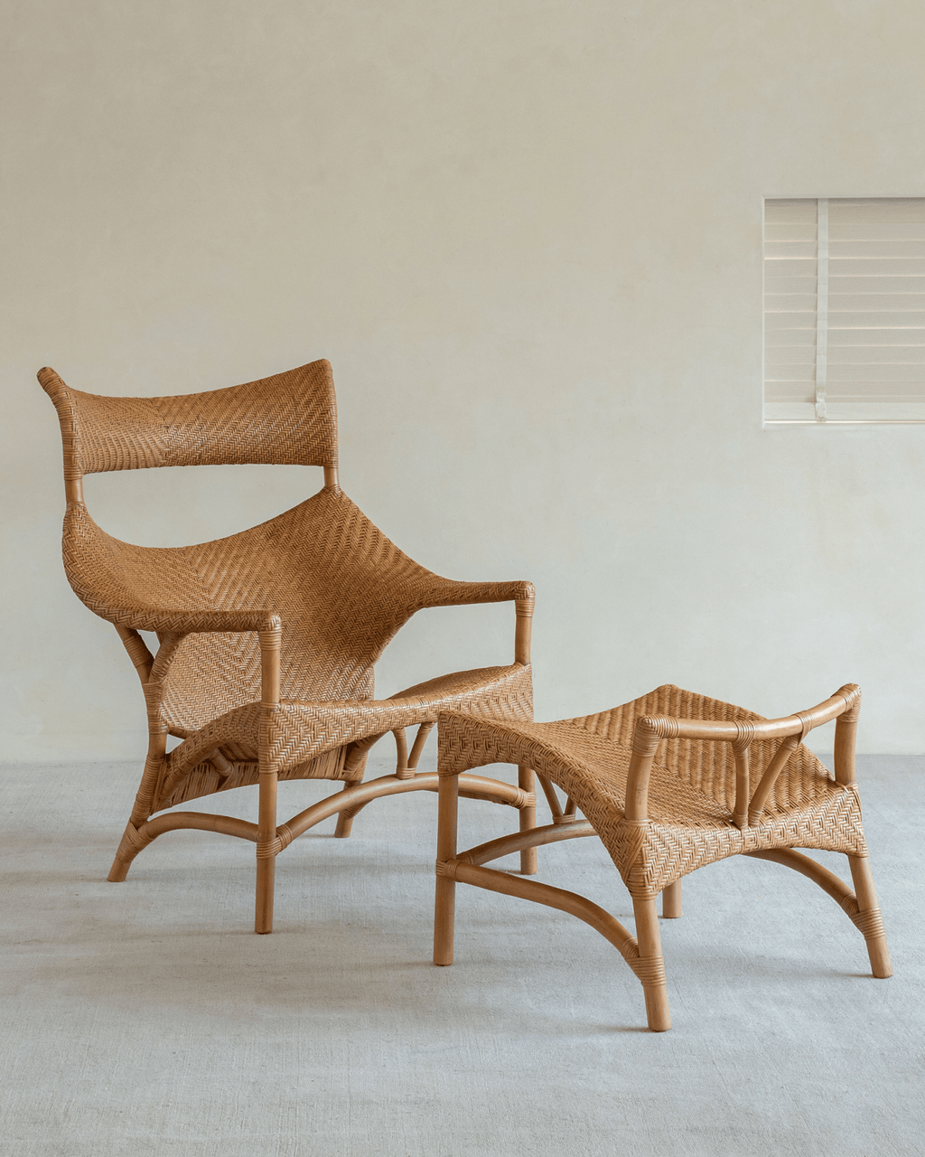 Fauteuil lounge Batman en rotin