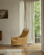 Fauteuil lounge en rotin Sled