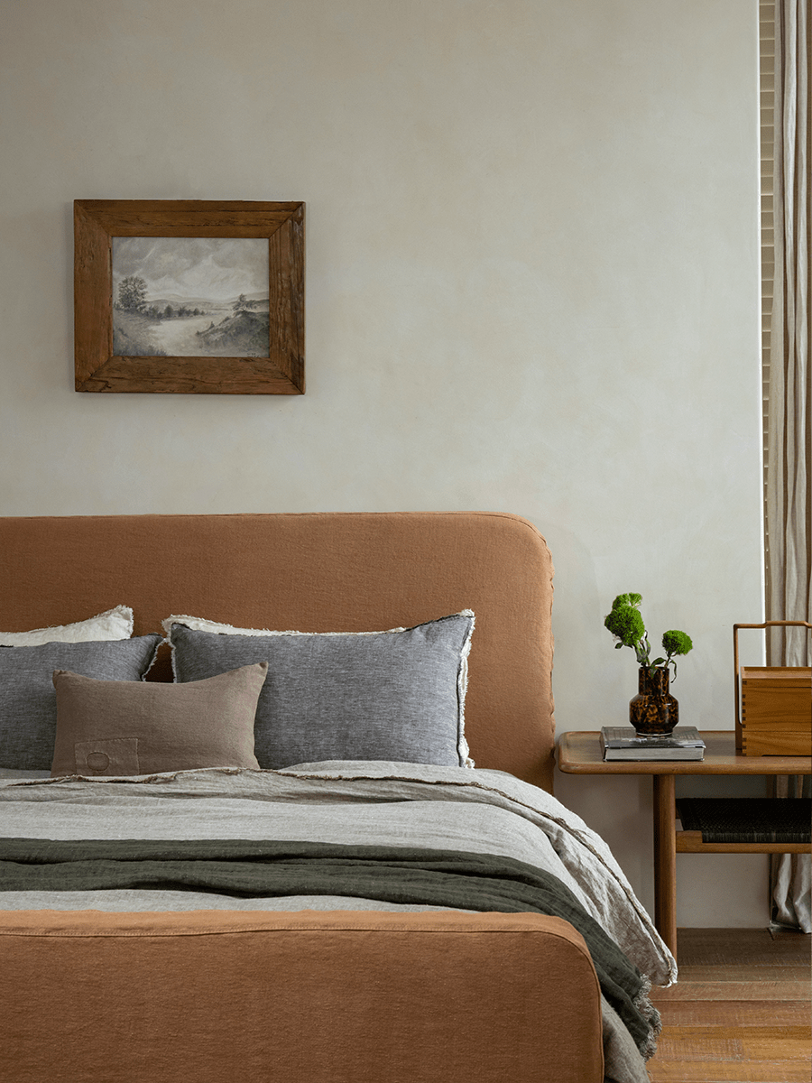 Housse de lit en lin Guni