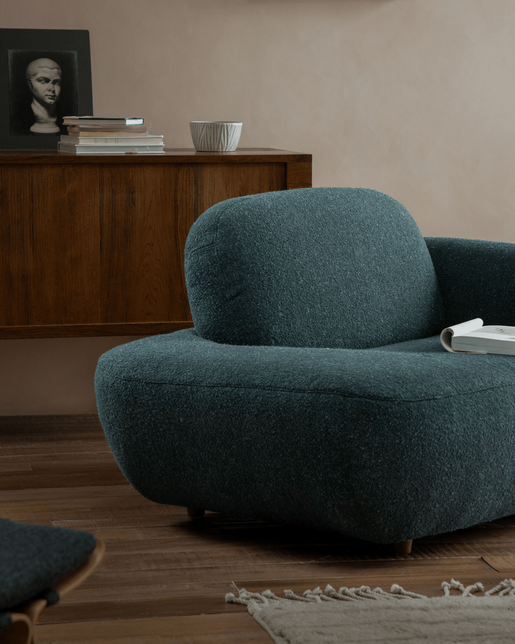 Fauteuil Gestein Bouclé