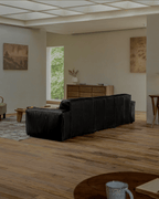 Canapé d'angle en cuir Botan