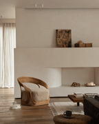 Fauteuil lounge en rotin Undina