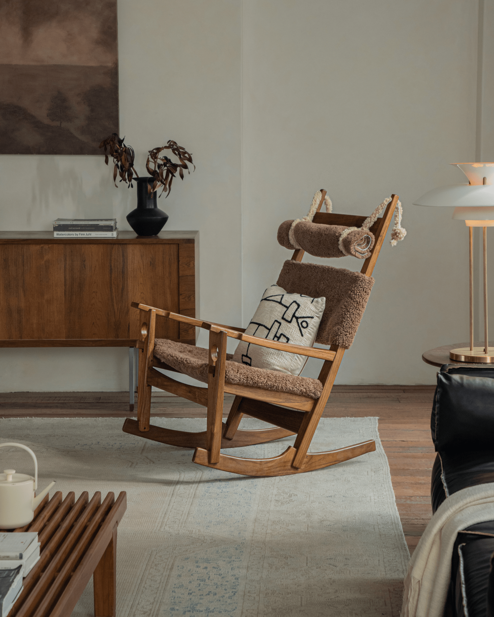 Fauteuil à bascule Hans