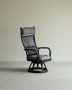 Chaise pivotante en rotin Gakusha