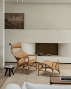 Fauteuil lounge Batman en rotin