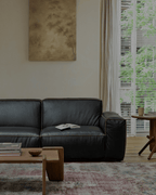 Canapé d'angle en cuir Botan