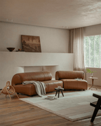 Canapé en cuir Nappa Wave