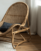 Fauteuil lounge en rotin Buffier