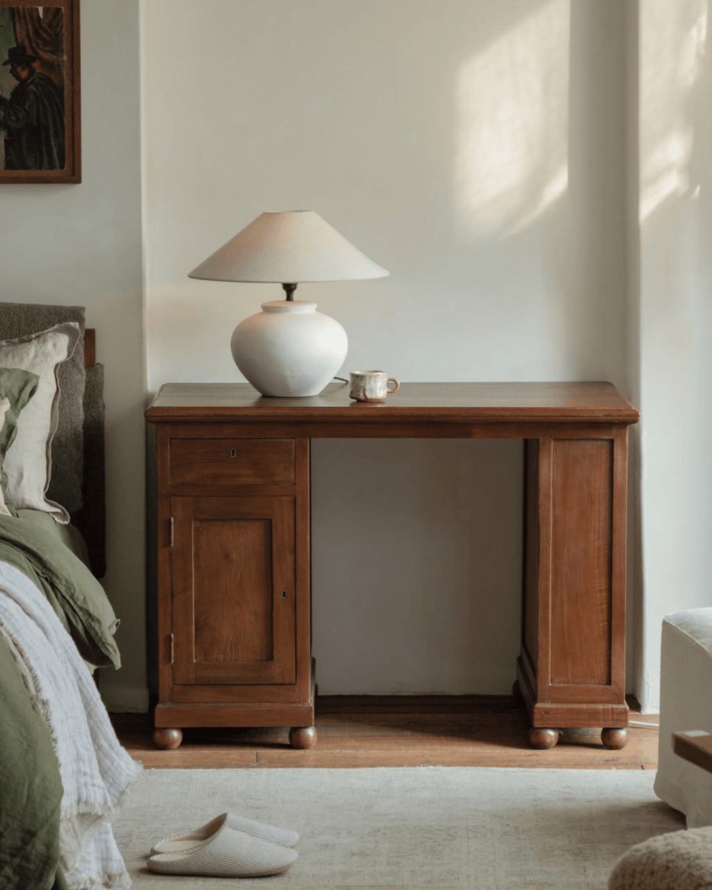 Tables vintage indonésiennes en bois de teck