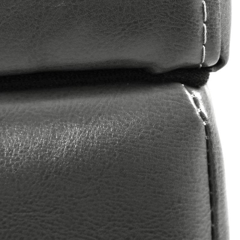 Banc ottoman de rangement en cuir reconstitué Adeco 50