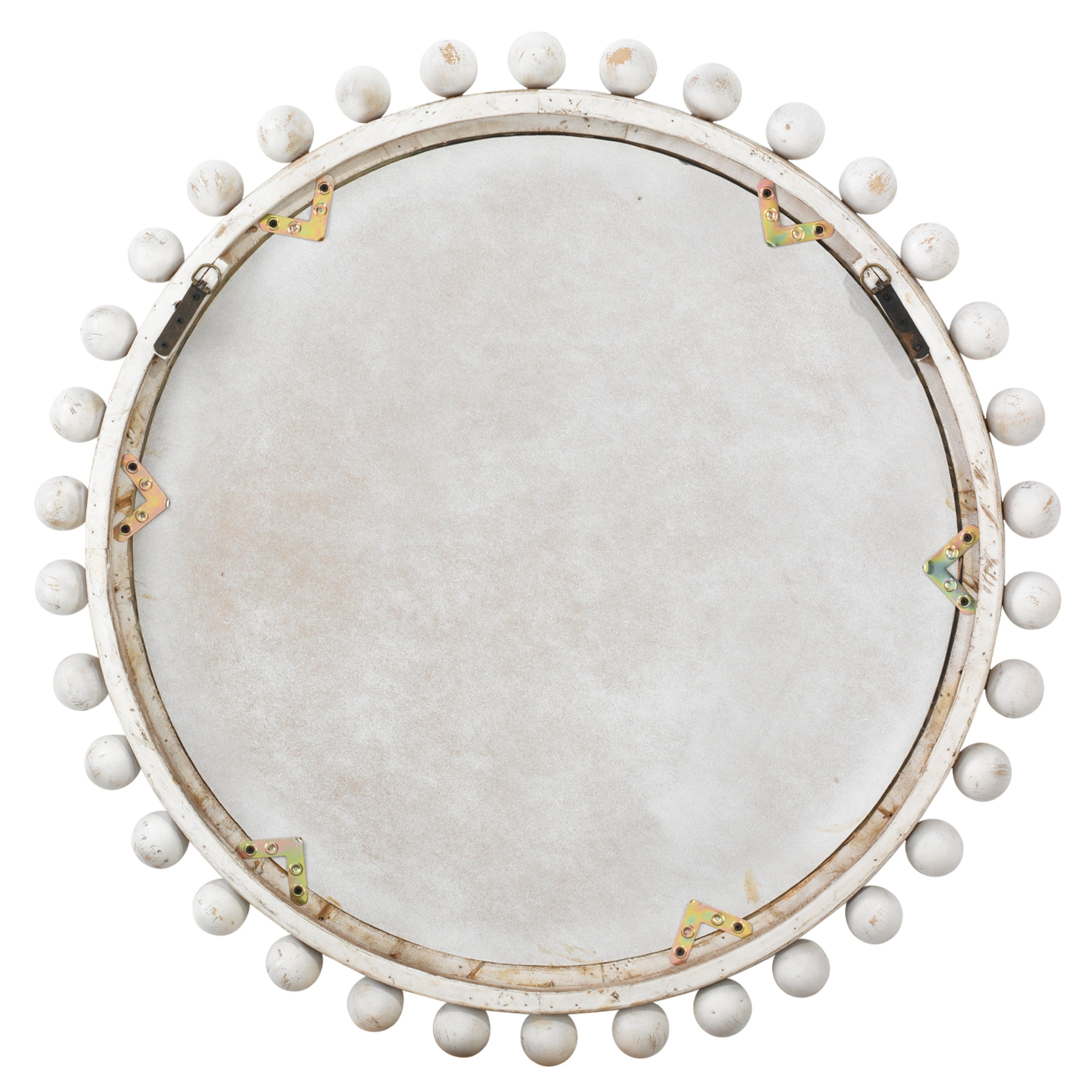 Miroir rond en bois Alden Décor Orion, naturel