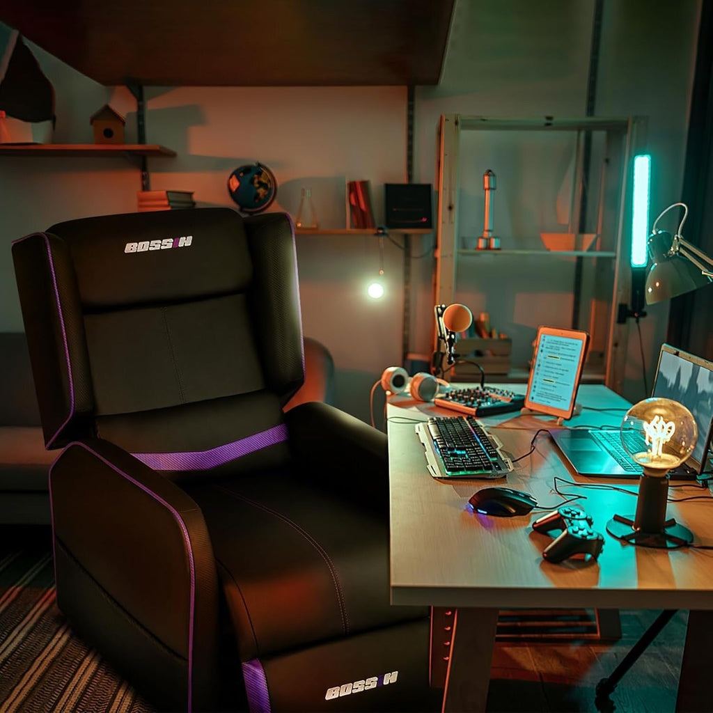 Canapé inclinable ergonomique en cuir PU BOSSIN pour salon