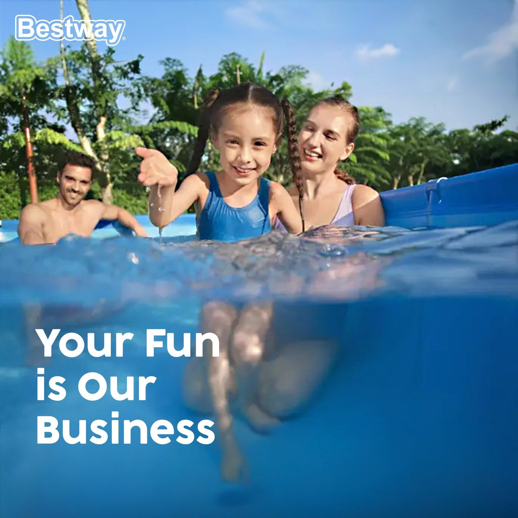 Piscine hors sol ronde Bestway Steel Pro MAX avec pompe et couverture