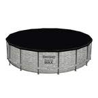 Piscine hors sol ronde Bestway Steel Pro MAX avec pompe et couverture