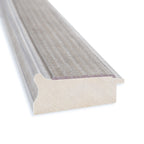 Miroir mural de salle de bain en bois biseauté - Cadre argenté Treillis - Argent Treillis