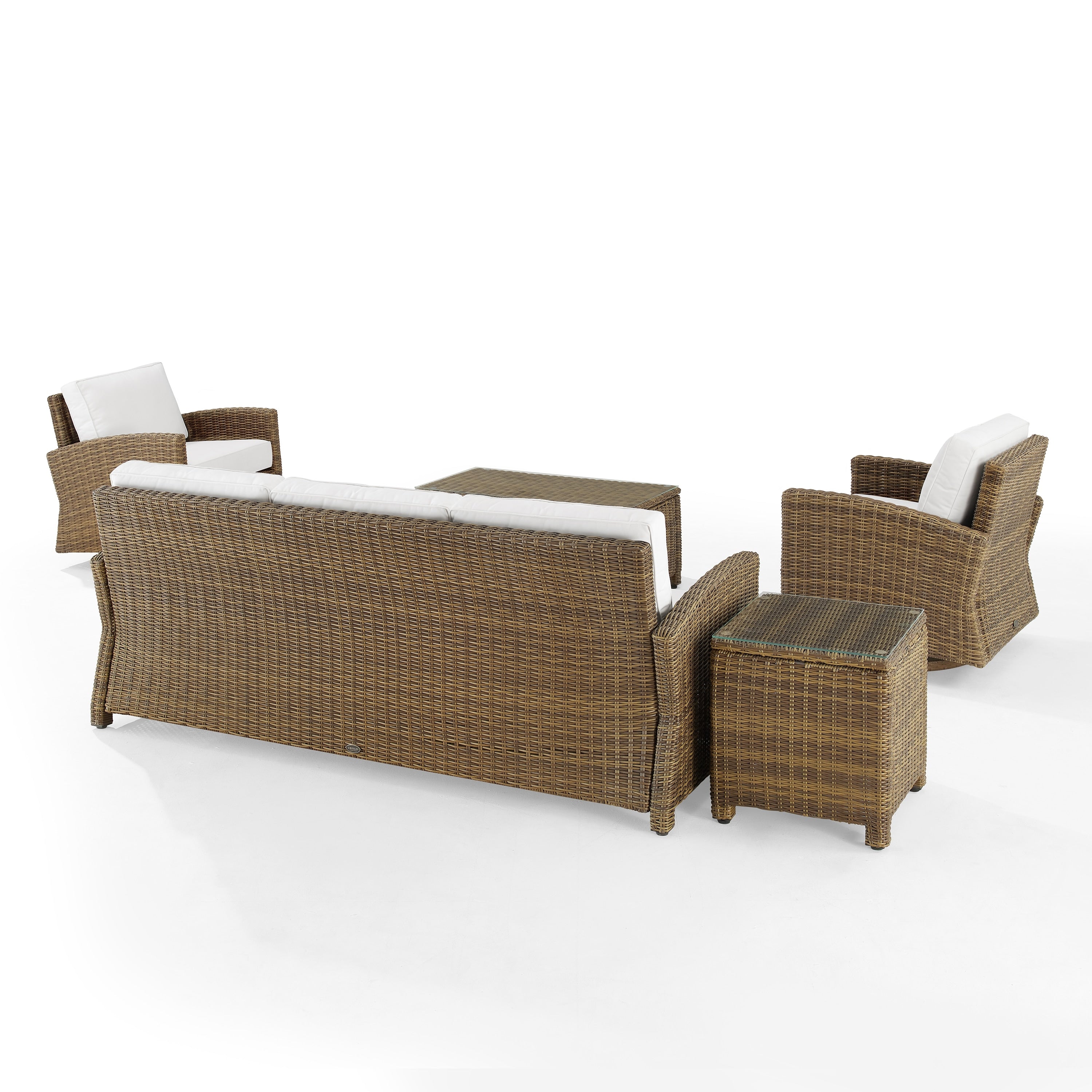 Ensemble canapé et fauteuil pivotant Crosley Bradenton 5 pièces