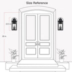 Applique murale d'extérieur Brits Black