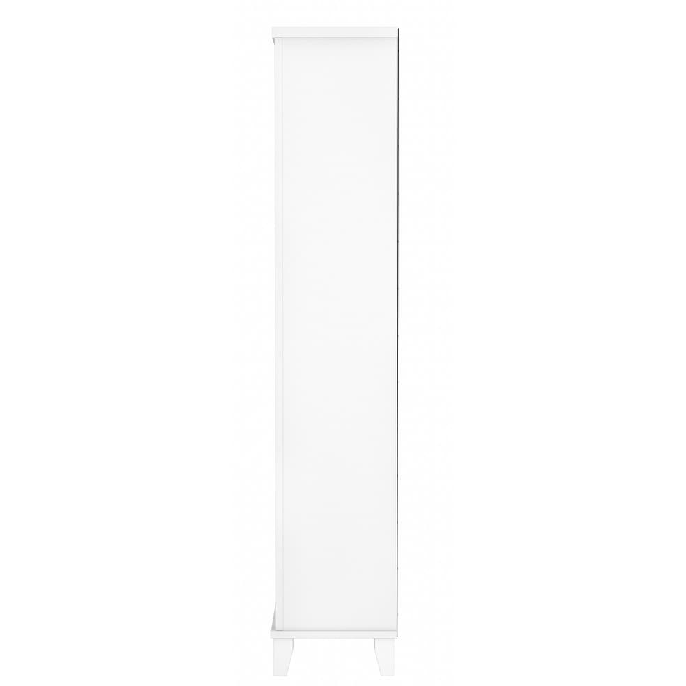 Bibliothèque haute à 5 étagères Bush Furniture Somerset avec tablettes réglables