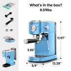 Machine à expresso CASABREWS CM5418 20 bars avec système de mousse de lait - N/A