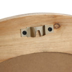 Miroir mural ovale de 81 cm avec cadre en bois Cameo, miroir mural de salle de bain - 81,9 cm H x 61 cm L x 3,2 cm P