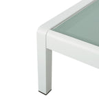 Chaise longue d'extérieur en aluminium Cape Coral (lot de 2) par Christopher Knight Home - 77,56 po x 25,20 po x 11,80 po