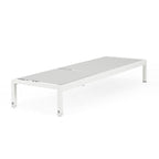 Chaise longue d'extérieur en aluminium Cape Coral (lot de 2) par Christopher Knight Home - 77,56 po x 25,20 po x 11,80 po