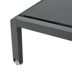 Chaise longue d'extérieur en aluminium Cape Coral (lot de 2) par Christopher Knight Home - 77,56 po x 25,20 po x 11,80 po