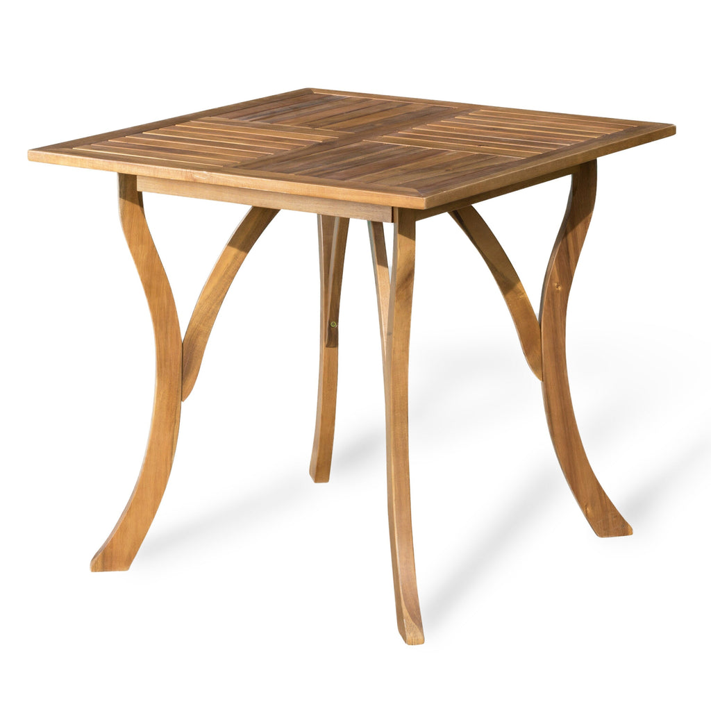 Ensemble de salle à manger d'extérieur Captef 5 pièces en bois d'acacia par Christopher Knight Home