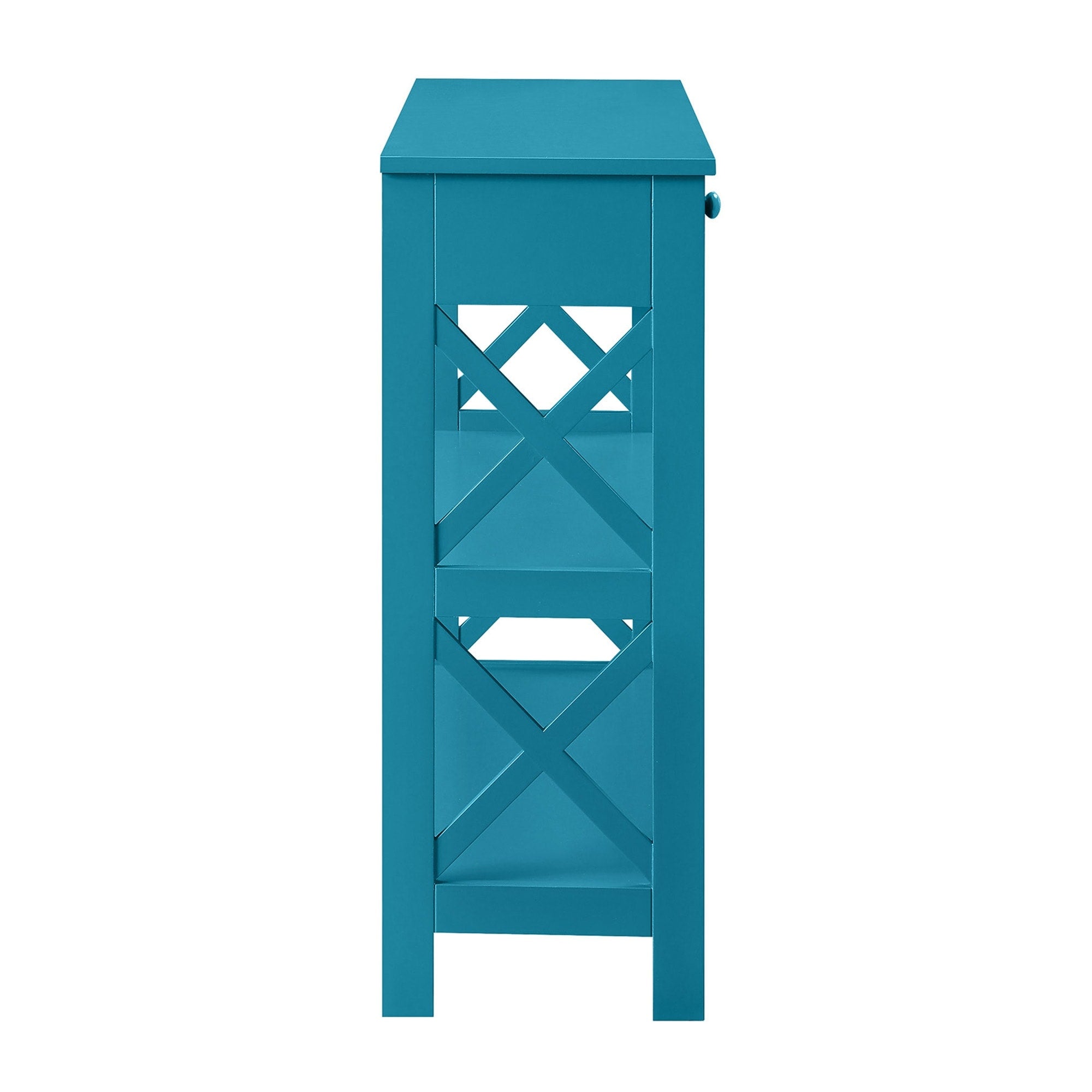 Console Oxford à 1 tiroir avec étagères Convenience Concepts