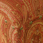 Banc de rangement rembourré Copper Grove Muscari avec bordure cloutée