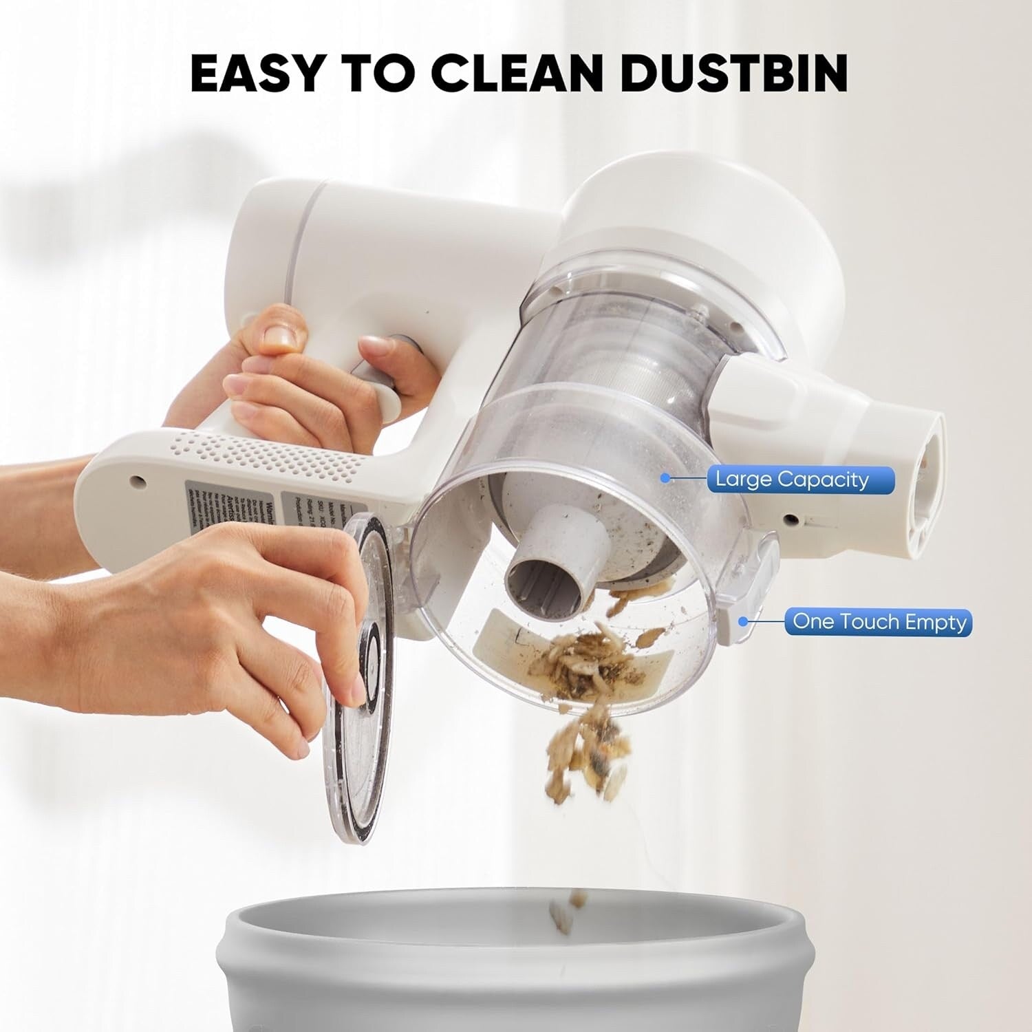 Aspirateur balai sans fil 3 en 1, léger pour tapis, sols durs, poils d'animaux et nettoyage de la maison