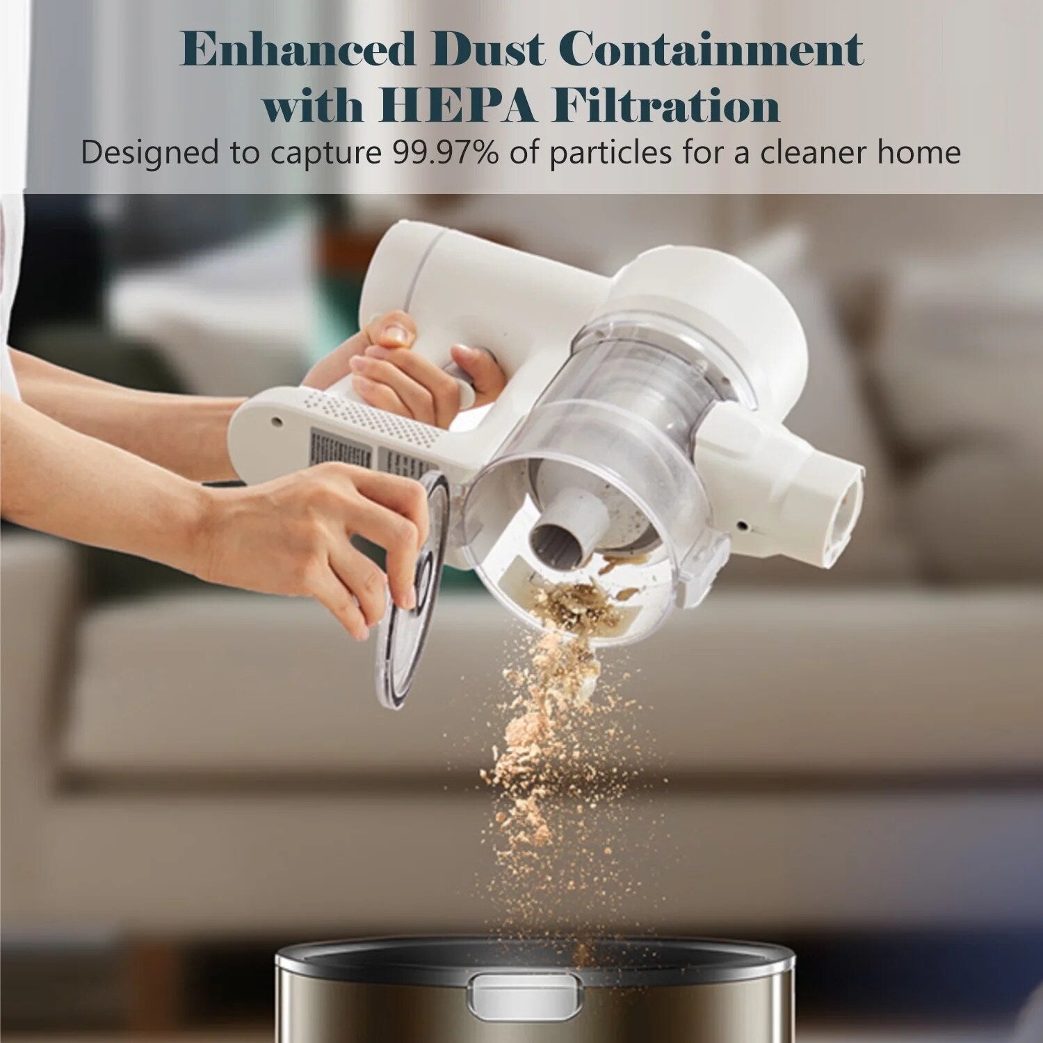 Aspirateur balai sans fil 3 en 1, léger pour tapis, sols durs, poils d'animaux et nettoyage de la maison