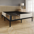 Sommier tapissier en métal et lin rembourré CraftPorch