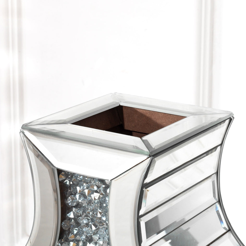 Grand vase de sol en diamant concassé