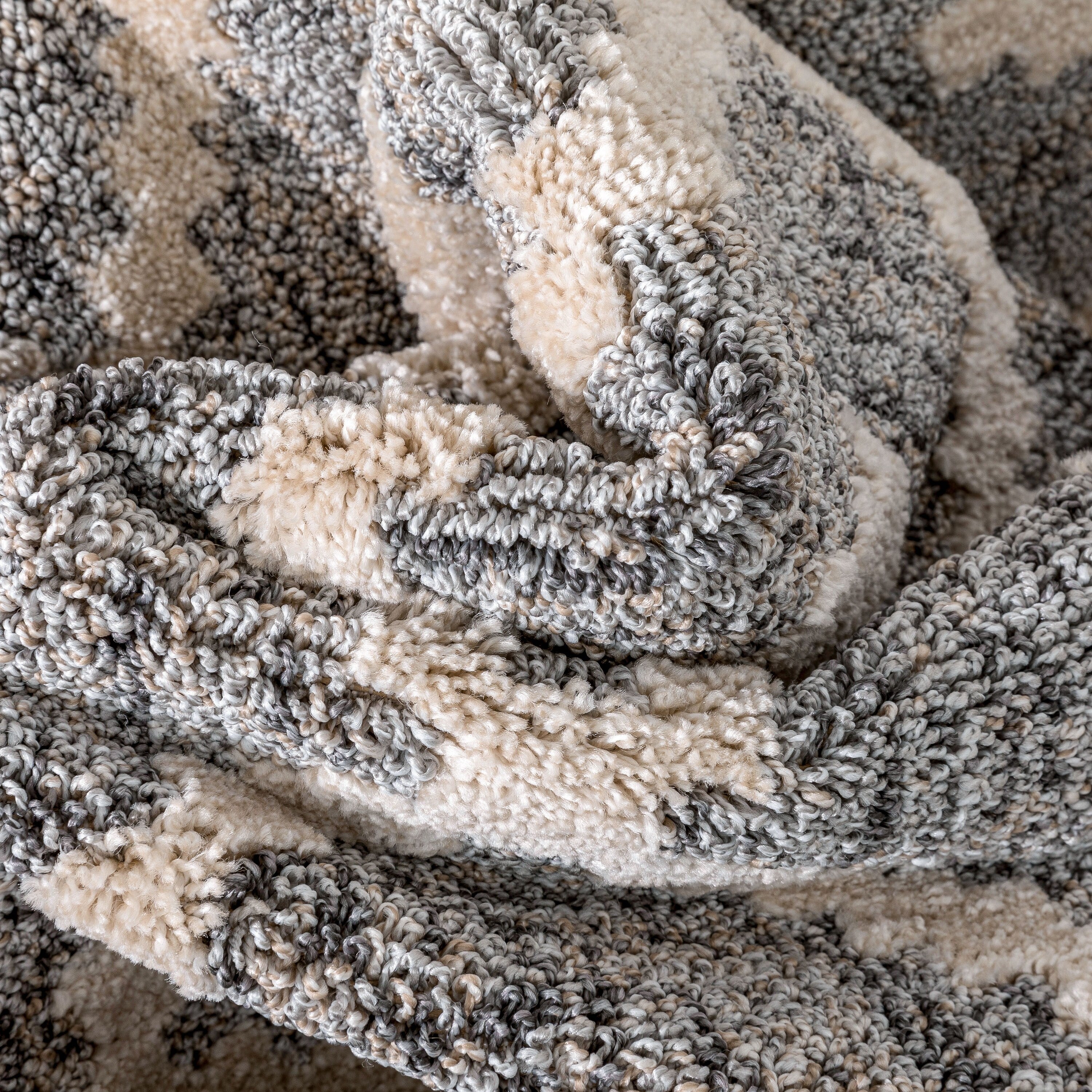 Tapis d'escalier moderne Harlow Trellis sur mesure