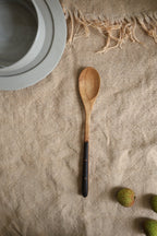 Cuillères de table à manche en bois d'ébène (lot de 2)