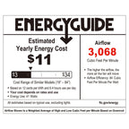 Ventilateur de plafond télécommandé à 3 lumières, 52 pouces, bronze huilé et vitrail, Della River of Goods