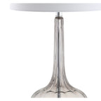 Lampe de table à LED Diamante 28,5 en verre, forme goutte d'eau, rose (lot de 2) par JONATHAN Y